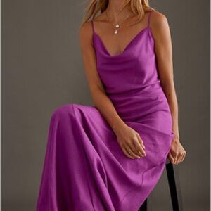 Anthropologie Elyse Bias Slip Dress